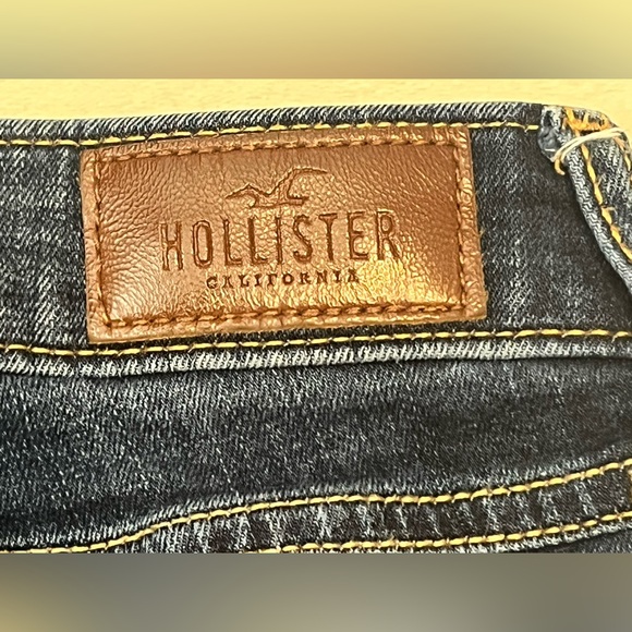 Hollister Dark Blue Mid-Rise Super Skinny Jeans Classic Stretch Women’s Size 7R - Picture 11 of 14